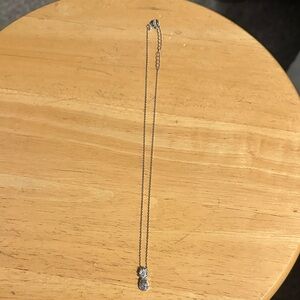 Elegant Silver Pineapple Pendant Necklace